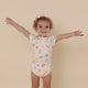 Beach Fun Short Sleeve Organic Bodysuit - Thumbnail 14