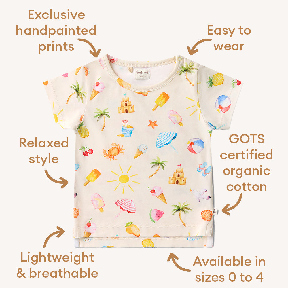 Beach Fun Organic T-Shirt - View 4