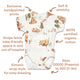 Bears Short Sleeve Organic Kimono Bodysuit - Thumbnail 6