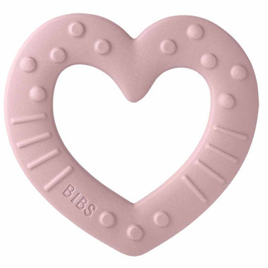 BIBS Baby Bitie Heart Teether - Pink Plum-Snuggle Hunny