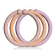 BIBS Loops (12 Pieces) - Blush, Peach, Dusky Lilac - Thumbnail 1