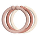 BIBS Loops (12 Pieces) - Blush, Woodchuck, Ivory - Thumbnail 1