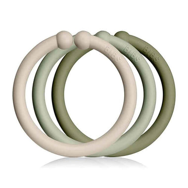 BIBS Loops (12 Pieces) - Vanilla, Sage, Olive-Snuggle Hunny