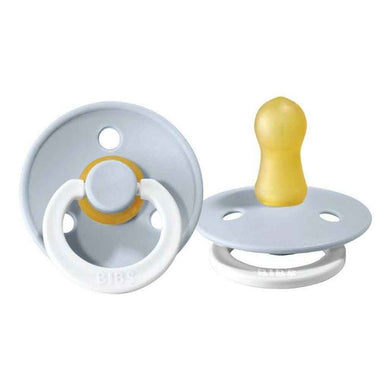 BIBS Night Glow Dummy 2 Pack - Baby Blue-Snuggle Hunny