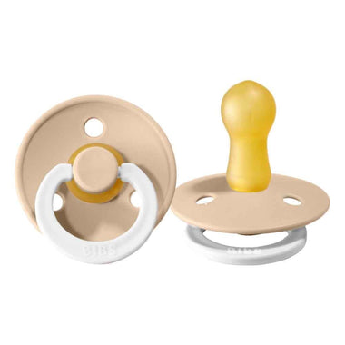 BIBS Night Glow Dummy 2 Pack - Vanilla-Snuggle Hunny