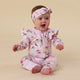 Birds & Blooms Organic Snugglesuit Convertible Romper with Frill - Thumbnail 10