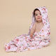 Birds & Blooms Organic Hooded Baby Towel - Thumbnail 4