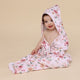 Birds & Blooms Organic Hooded Baby Towel - Thumbnail 1