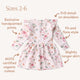 Birds & Blooms Long Sleeve Organic Dress - Thumbnail 10