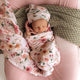 Birds & Blooms Organic Muslin Wrap - Thumbnail 4