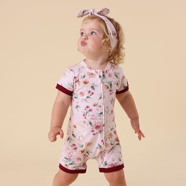 Birds & Blooms Organic Snuggle Shortie | Snuggle Hunny
