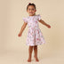Birds & Blooms Short Sleeve Organic Dress | Snuggle Hunny