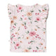 Birds & Blooms Organic Short Sleeve Top with Frill - Thumbnail 9