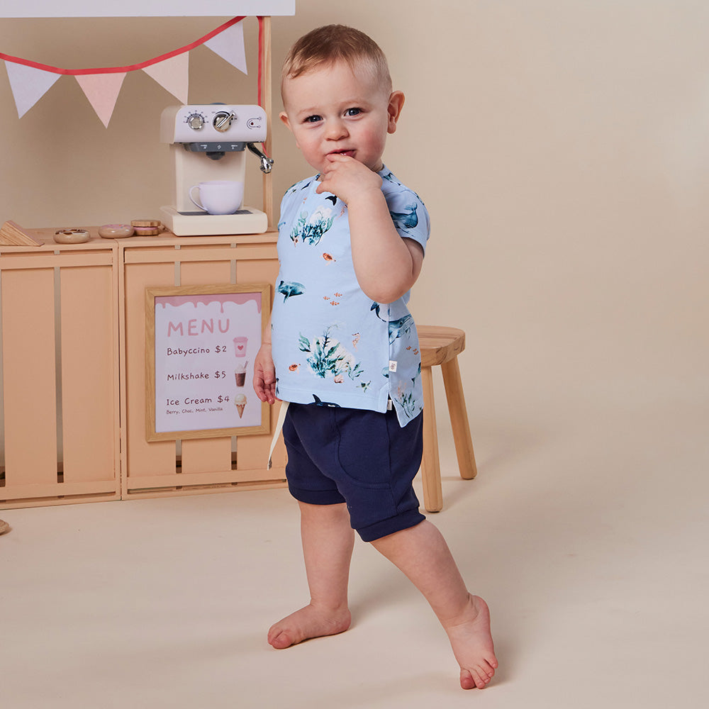 Blue Ocean Organic Short Sleeve Top - View 4