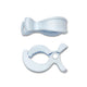 Snuggle Hunny Pram Clip Pair - Baby Blue - Thumbnail 1
