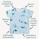 Blue Ocean Organic T-Shirt - Thumbnail 4