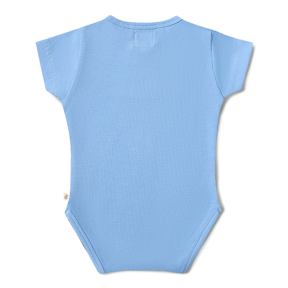 Bluebell Short Sleeve Organic Bodysuit - View 12