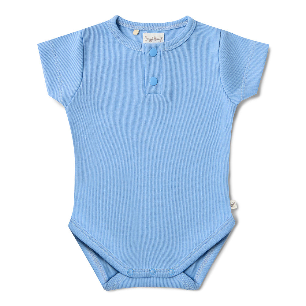 Bluebell Short Sleeve Organic Bodysuit - View 2