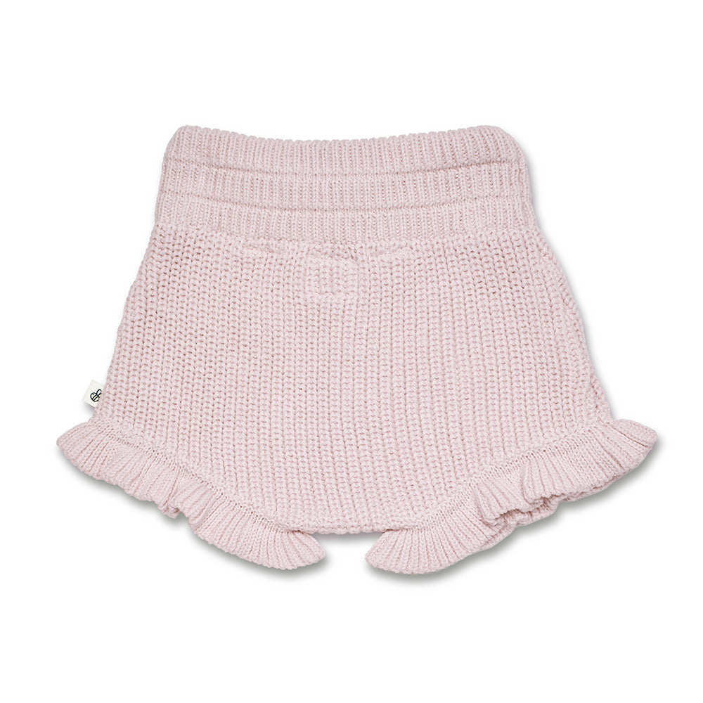 Blush Pink Organic Cotton Knit Bloomers - View 6