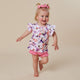 Blushing Beauty Organic Short Sleeve Top with Frill - Thumbnail 4