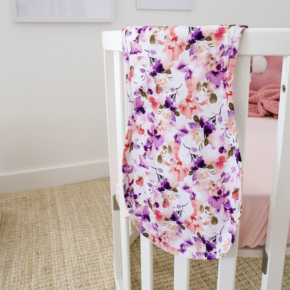 Blushing Beauty Organic Cotton Burp Cloth - View 6