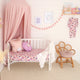 Blushing Beauty Organic Fitted Cot Sheet - Thumbnail 4