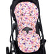 Bundle - Blushing Beauty Pram Liner & Strap Cover Set - Thumbnail 3