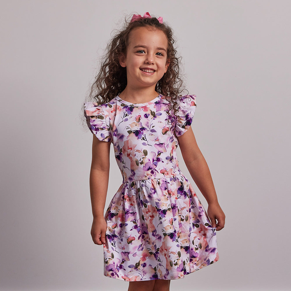 Blushing Beauty Short Sleeve Organic Dress - View 8