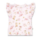 Boots & Bows Organic Short Sleeve Top with Frill - Thumbnail 2