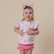 Boots & Bows Organic Short Sleeve Top with Frill - Thumbnail 15