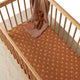 Bronze Palm Organic Fitted Cot Sheet - Thumbnail 1