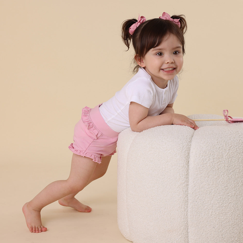 Bubblegum Organic Jersey Bloomers - View 2