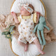 Bumblebees Organic Snuggle Overall Shorts - Thumbnail 3