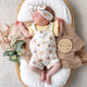 Bumblebees Organic Snuggle Overall Shorts - Thumbnail 8