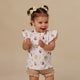 Bumblebees Organic Short Sleeve Top with Frill - Thumbnail 10