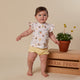 Bumblebees Organic Short Sleeve Top with Frill - Thumbnail 3