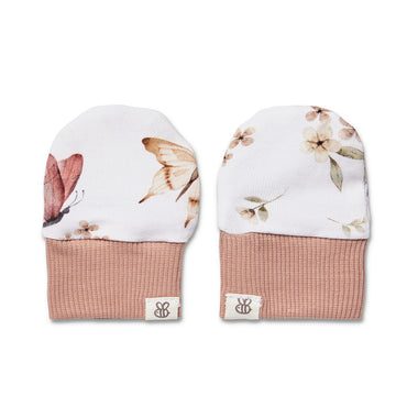 Butterfly Organic Cotton Mittens | Snuggle Hunny