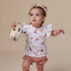 Butterfly Organic Short Sleeve Top with Frill - Thumbnail 6