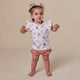 Butterfly Organic Short Sleeve Top with Frill - Thumbnail 7