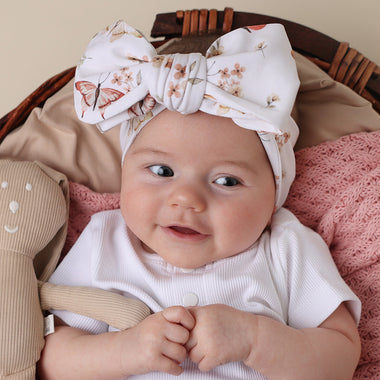 Butterfly Organic Oversized Bow | Snuggle Hunny