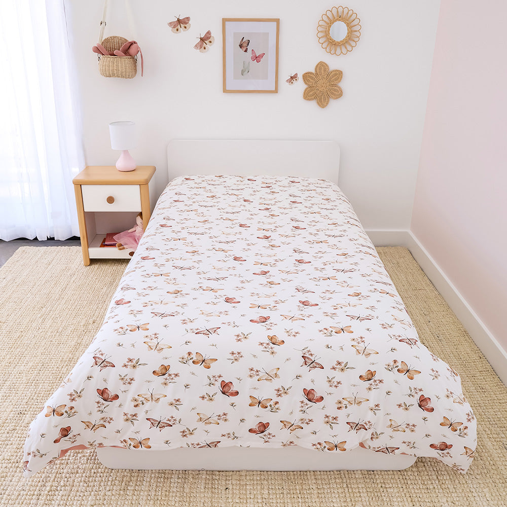 Butterfly Organic Cotton Quilt Cover - View 1