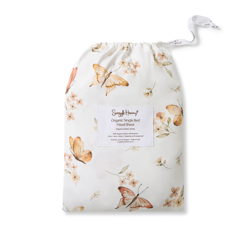 Butterfly Organic Cotton Fitted Sheet - View 10