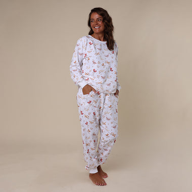 Butterfly Organic Womens Long Sleeve PJ Set | Snuggle Hunny