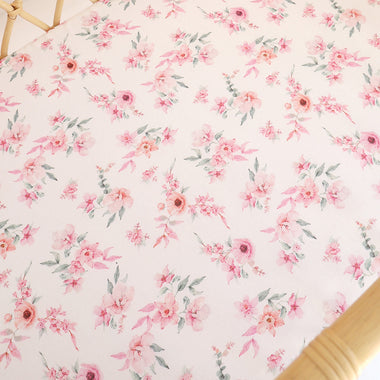Camille Organic Bassinet Sheet / Change Pad Cover | Snuggle Hunny