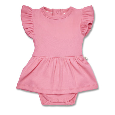 Candy Short Sleeve Organic Dress | Snuggle Hunny