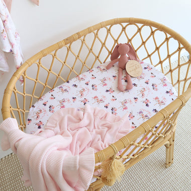 Carousel Organic Bassinet Sheet / Change Pad Cover | Snuggle Hunny