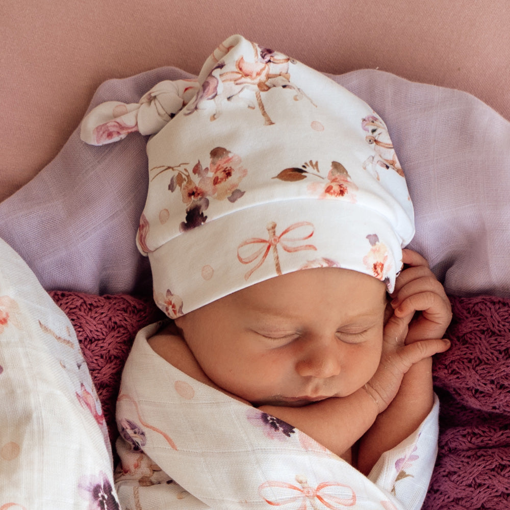 Carousel Organic Knotted Beanie - View 4