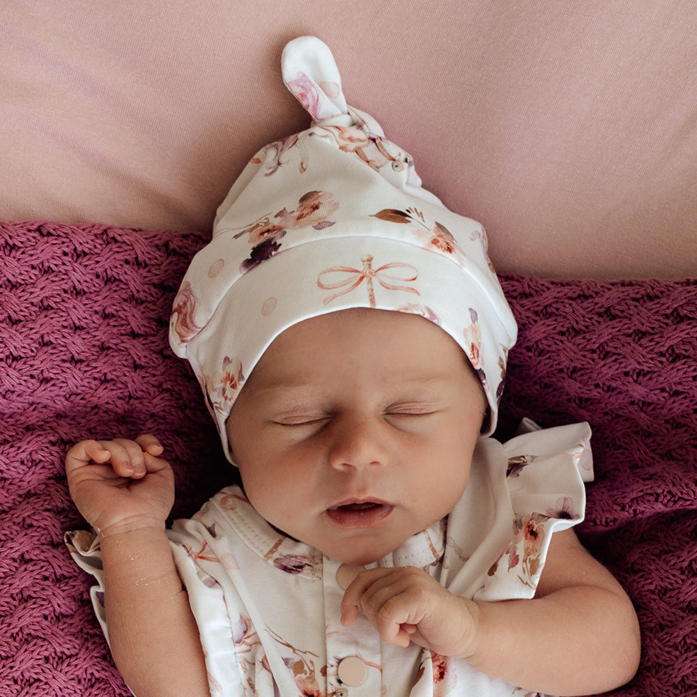 Carousel Organic Knotted Beanie - View 3