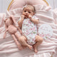 Cherry Blossom Short Sleeve Organic Kimono Bodysuit - Thumbnail 4