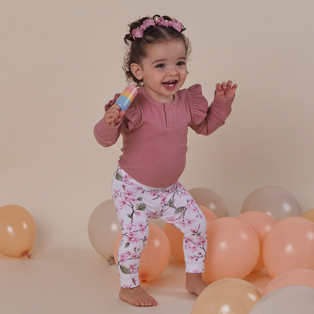Cherry Blossom Organic Leggings - View 5